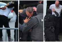 Под засилена охрана: Докараха в СДВР заподозрените за смъртта на Слави Бинев